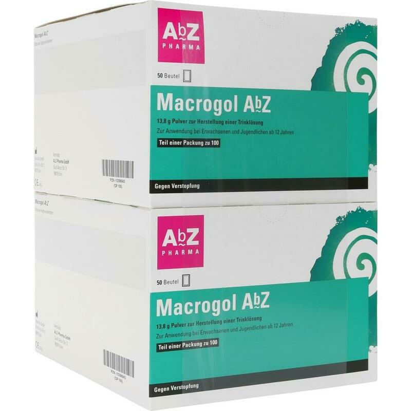 MACROGOL AbZ Plv.z.Her.e.Lsg.z.Einnehmen