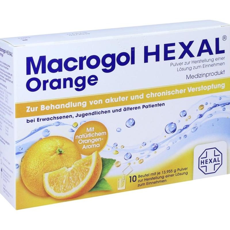 MACROGOL HEXAL Orange Plv.z.Her.e.Lsg.z.Einn.Btl.
