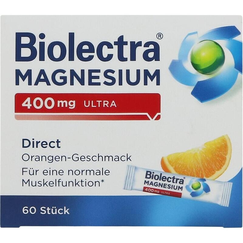 BIOLECTRA Magnesium 400 mg ultra Direct Orange