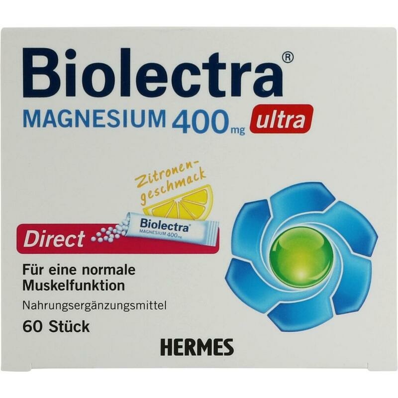 BIOLECTRA Magnesium 400 mg ultra Direct Zitrone