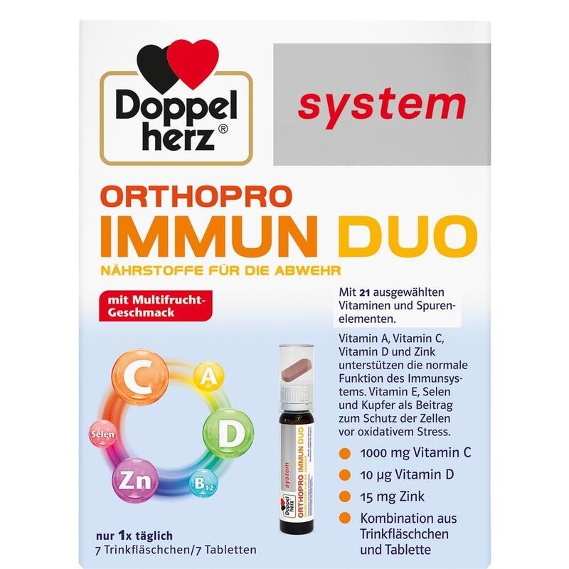 DOPPELHERZ Orthopro Immun Duo system Trinkampullen