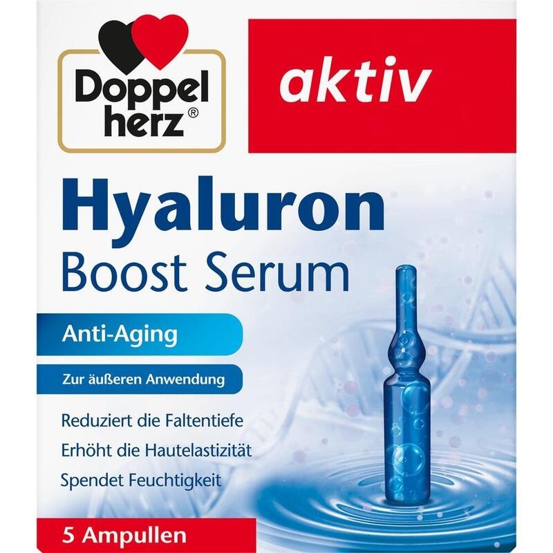 DOPPELHERZ Hyaluron Boost Serum Ampullen