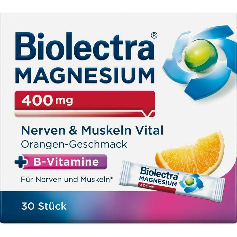 BIOLECTRA Magnesium 400 mg Nerven & Muskeln Vital