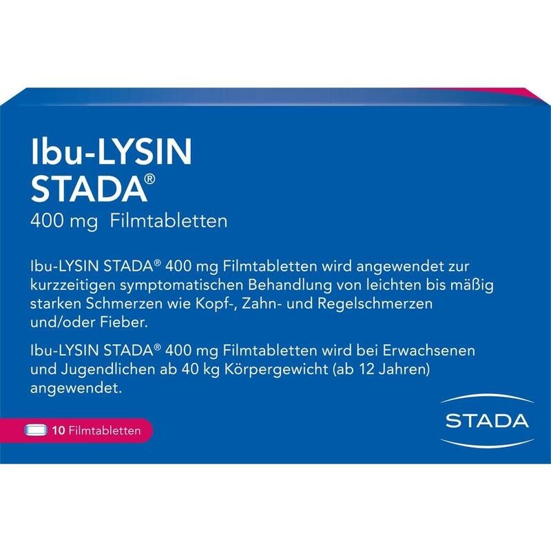 IBU-LYSIN STADA 400 mg Filmtabletten