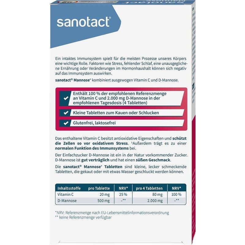 SANOTACT Mannose+ Tabletten