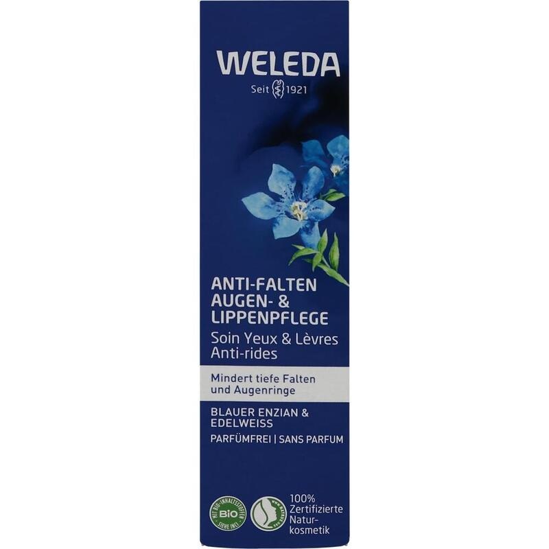 WELEDA Anti-Falten Aug.&Lippenpfl.bl.Enz.&Edelwei.