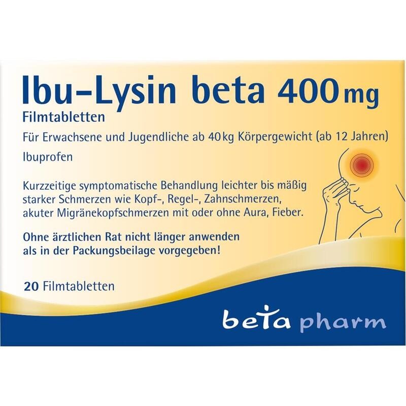 IBU-LYSIN beta 400 mg Filmtabletten