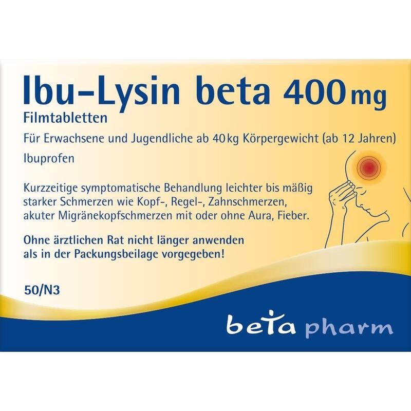IBU-LYSIN beta 400 mg Filmtabletten