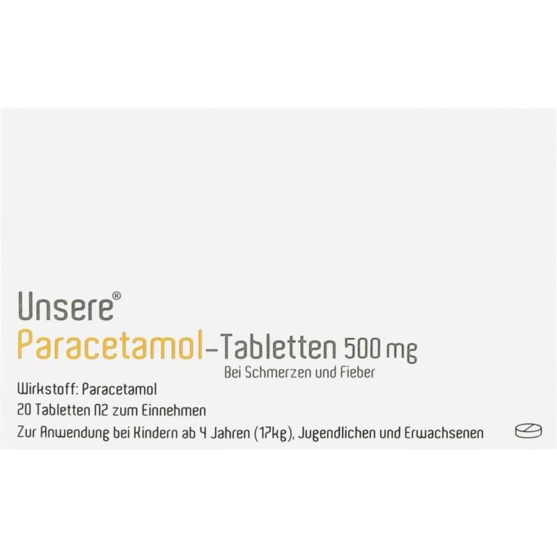 UNSERE Paracetamol-Tabletten 500 mg